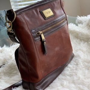 Tignanello Red leather CrossBody Leather Bag